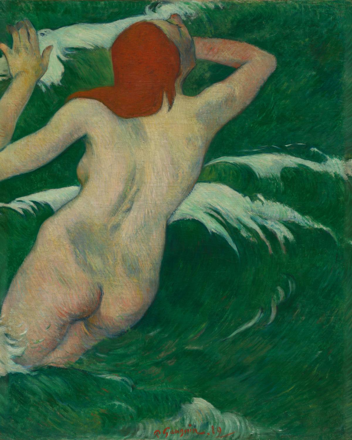 In the Waves (Ondine) by Paul Gauguin — archival fine-art print from Fable