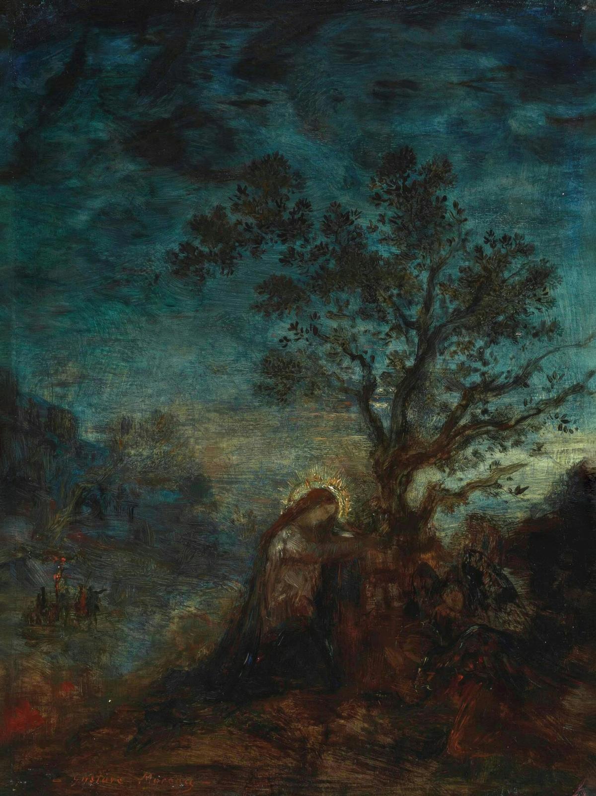 Christ in the Garden of Olives by Gustave Moreau — archival fine-art print from Fable