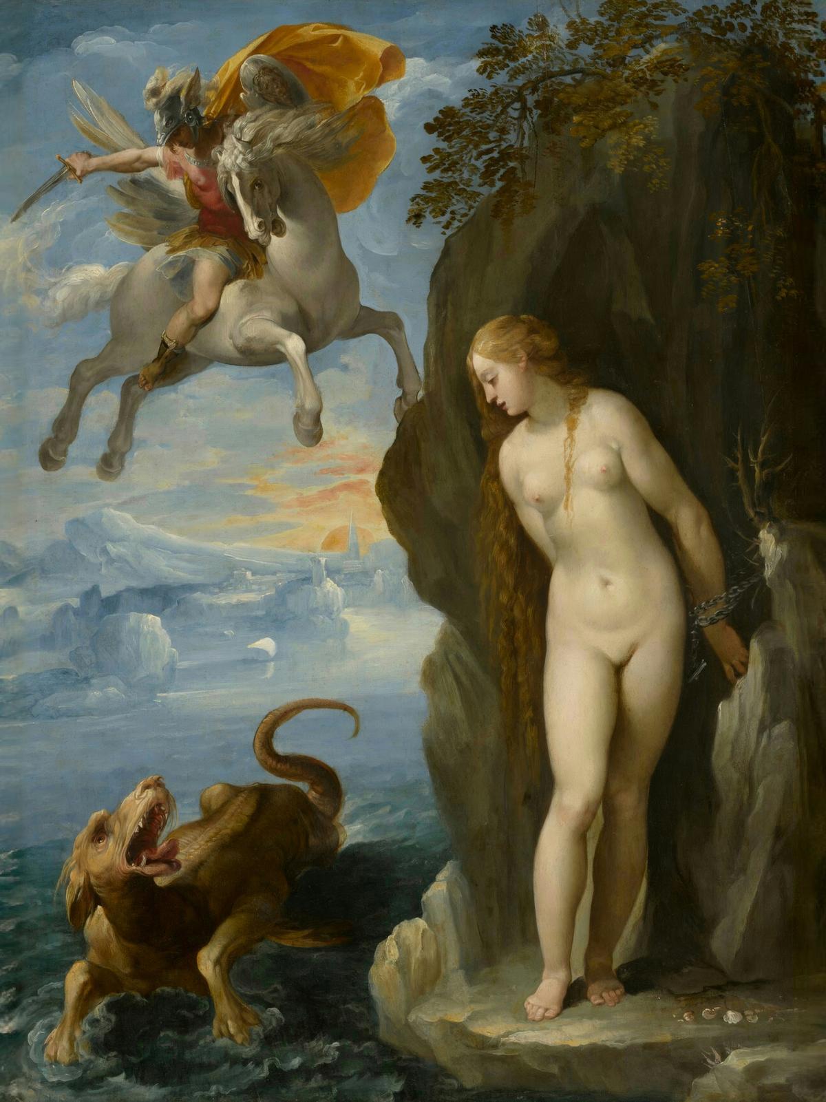 Perseus Rescuing Andromeda by Cavaliere d'Arpino — archival fine-art print from Fable