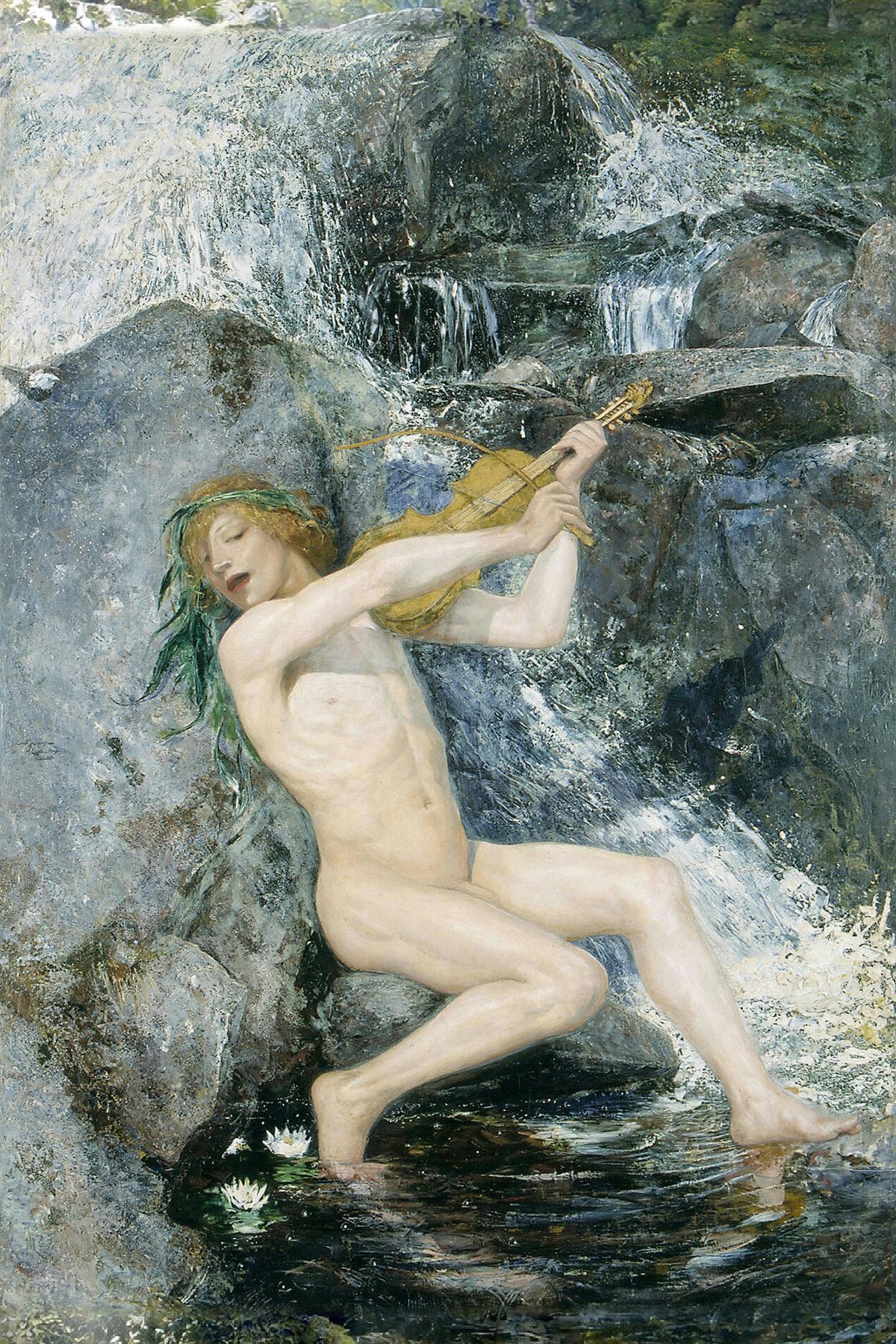 The Water Sprite (Strömkarlen) by Ernst Josephson — archival fine-art print from Fable