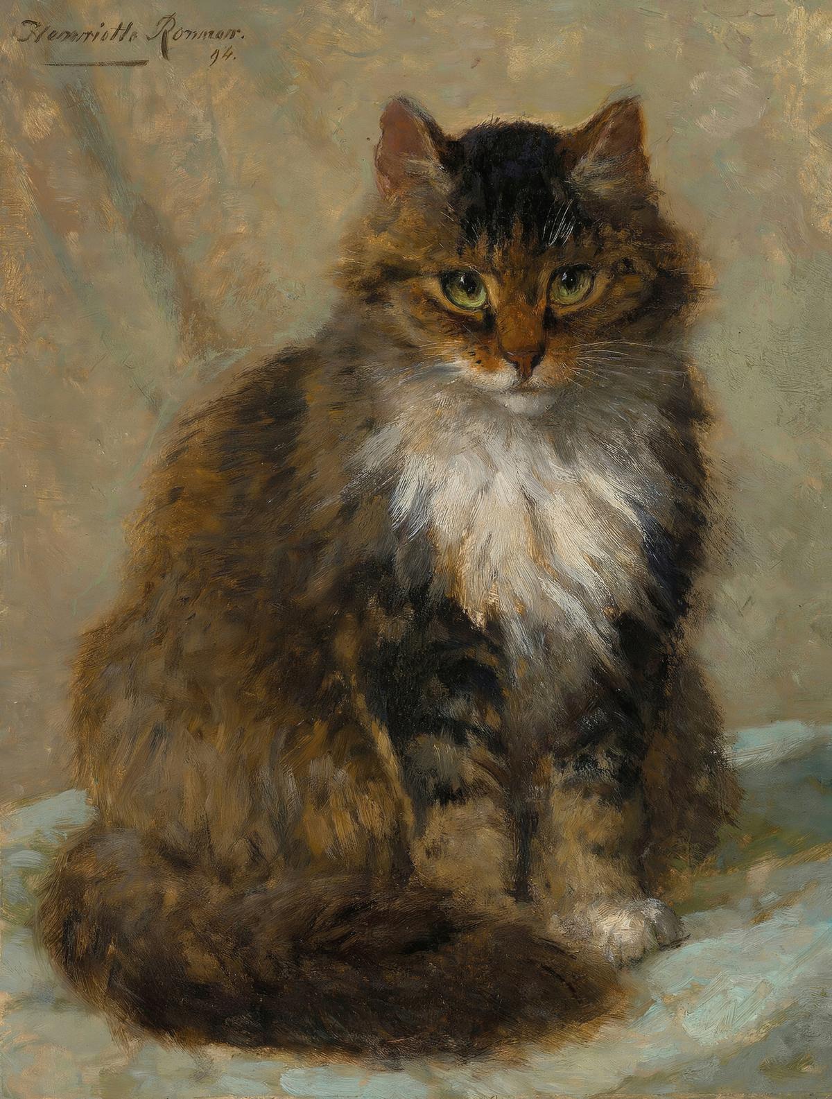 The Maine Coon · Pets pet portrait — custom painted portrait by Fable