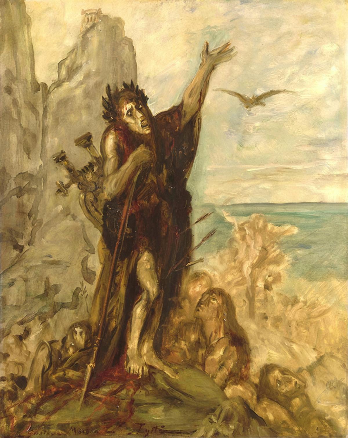 Tyrtaeus by Gustave Moreau — archival fine-art print from Fable