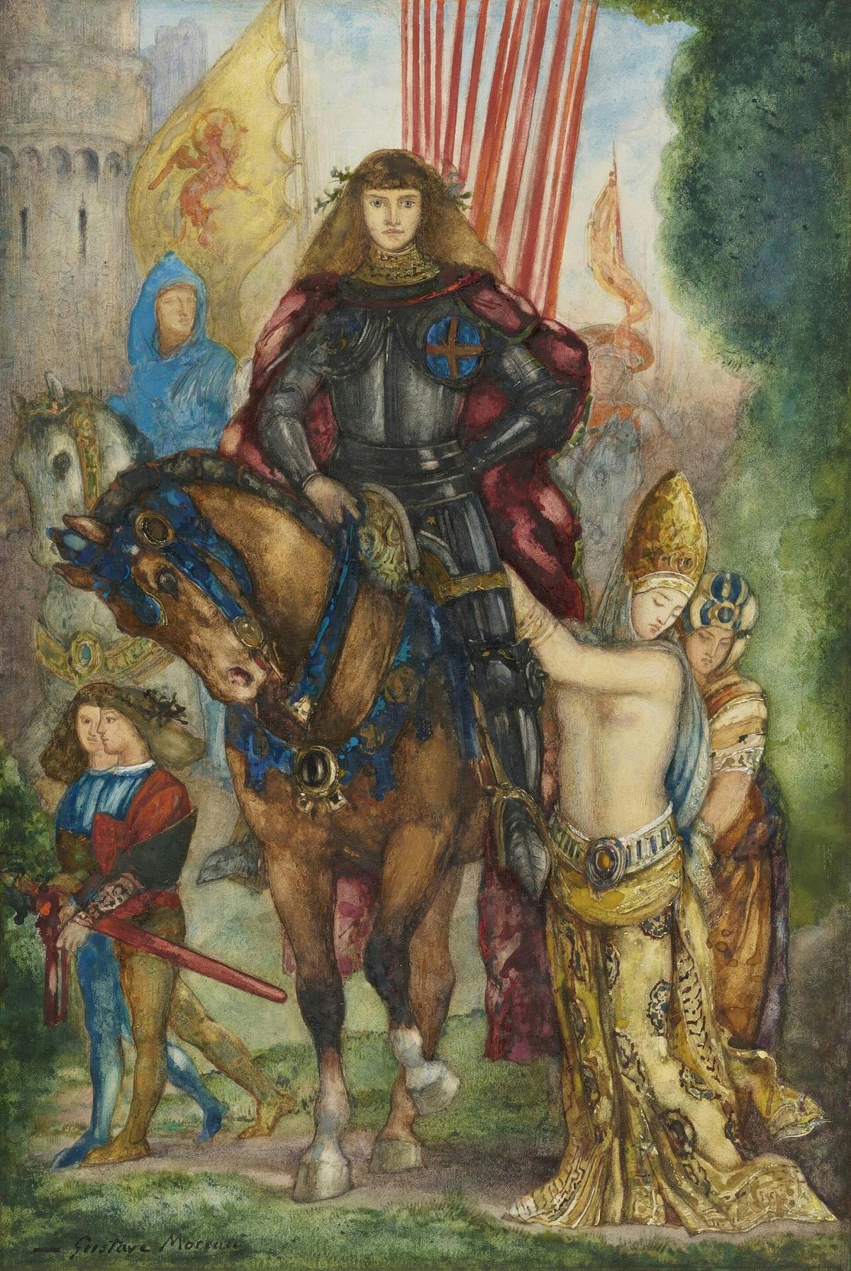 Soldier and Captives by Gustave Moreau — archival fine-art print from Fable