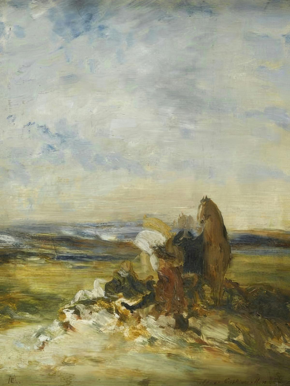 Horsemen at Rest by Gustave Moreau — archival fine-art print from Fable