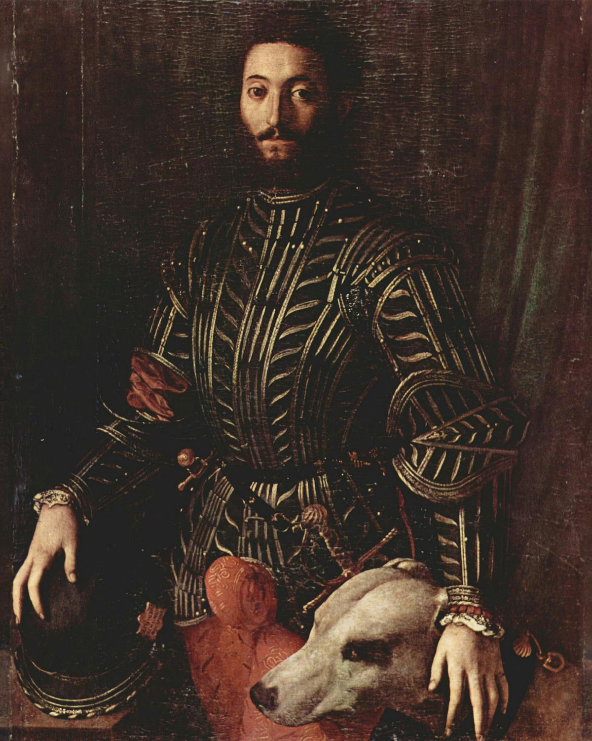 Portrait of Guidobaldo II della Rovere · Pets & owners human portrait — custom painted portrait by Fable