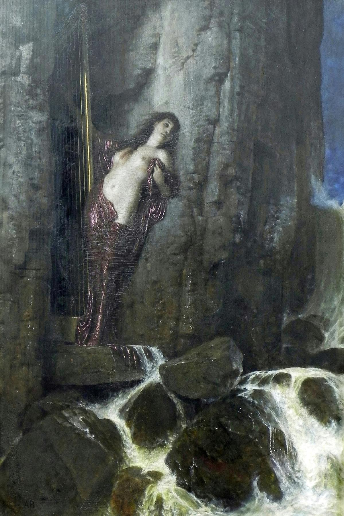 Sea Surf (the Sound) by Arnold Böcklin — archival fine-art print from Fable