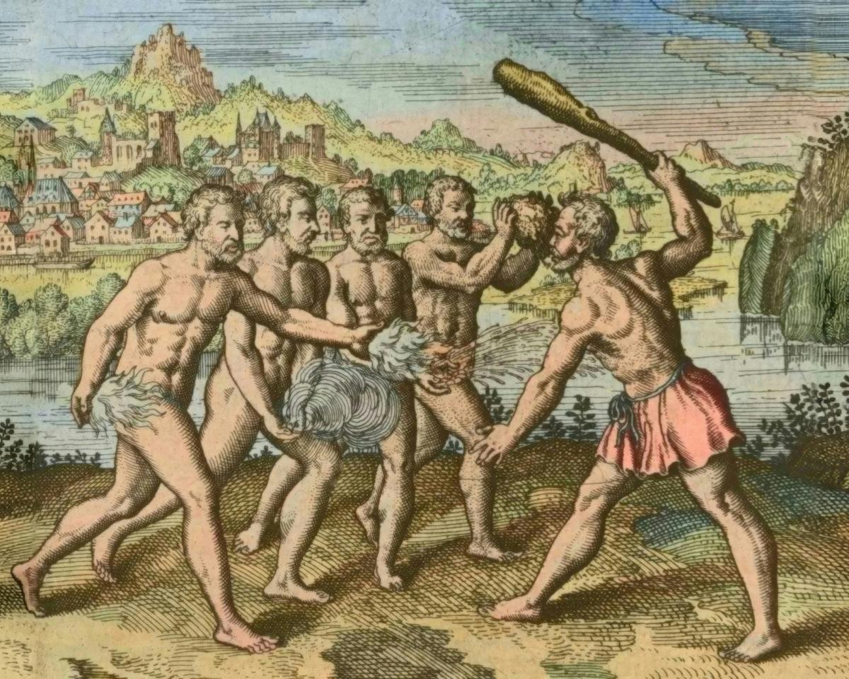 The Four Brothers by Matthäus Merian the Elder, after Michael Maier — archival fine-art print from Fable