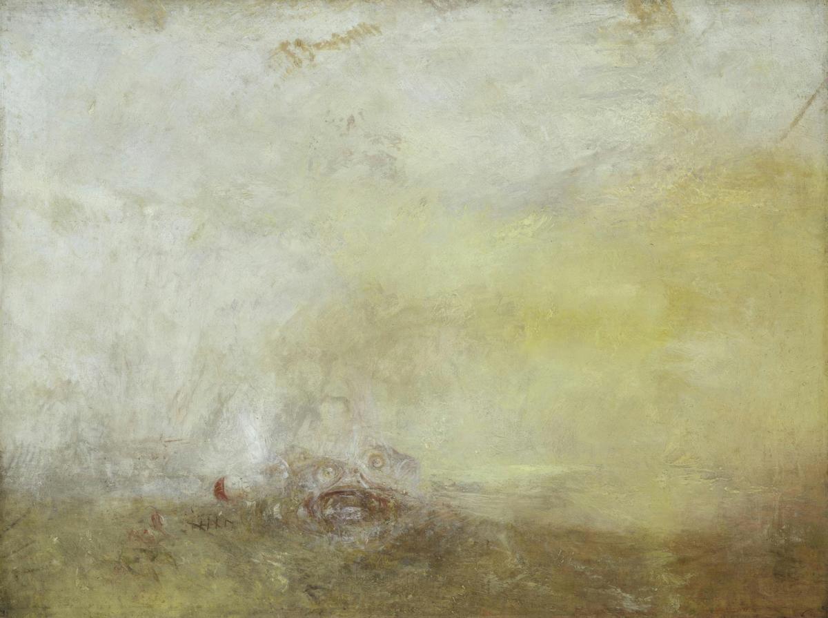 Sunrise with Sea Monsters by J. M. W. Turner — archival fine-art print from Fable