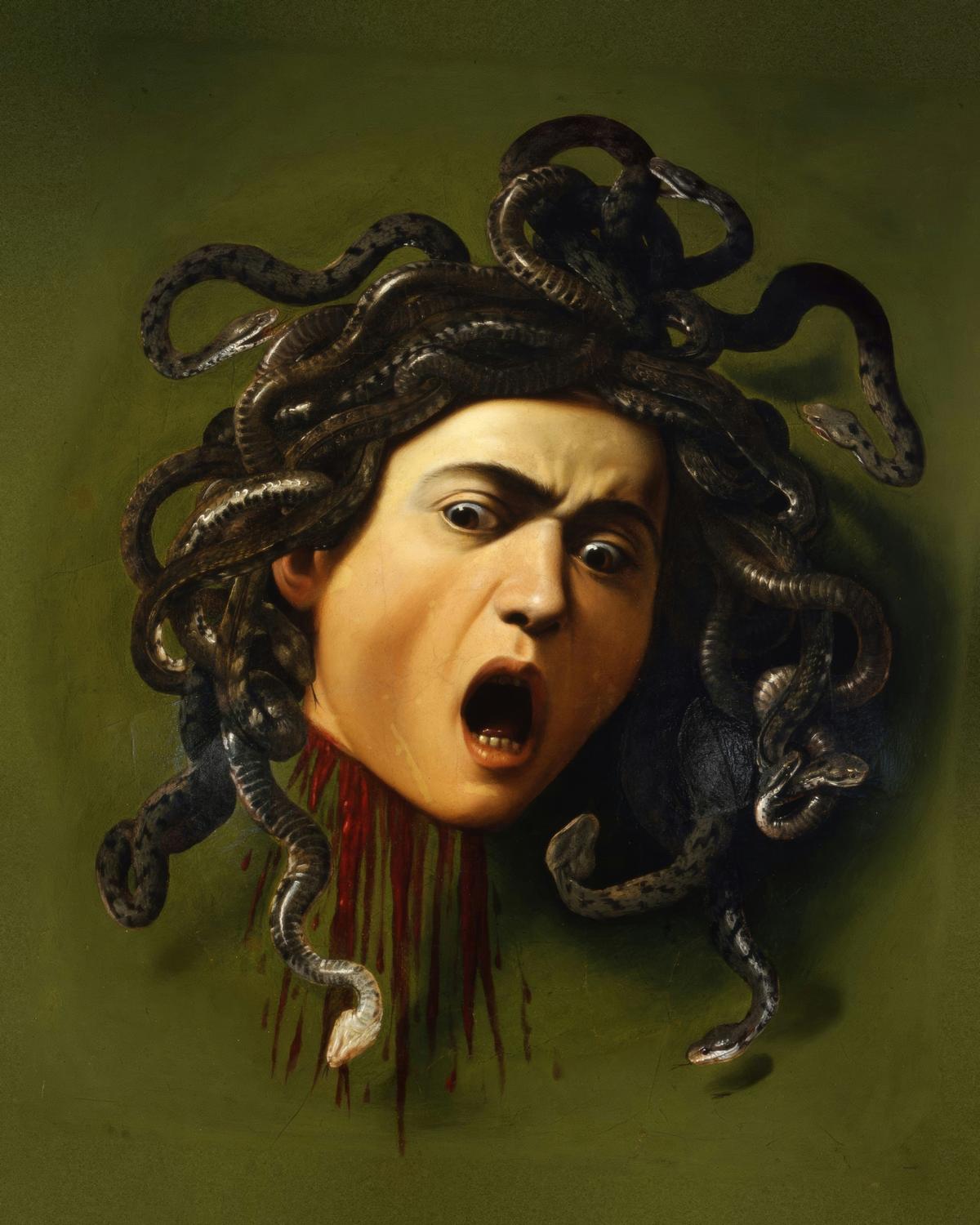 Medusa by Caravaggio — archival fine-art print from Fable