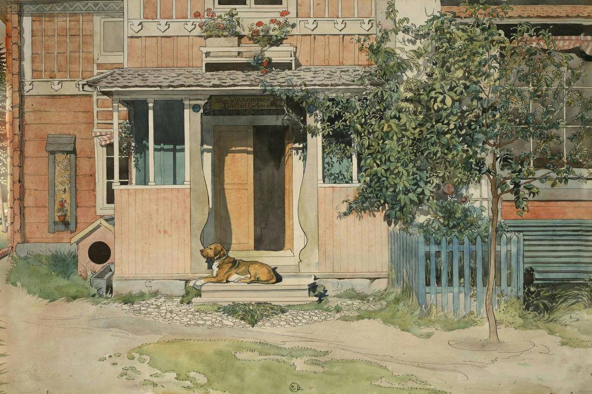 The Veranda. From A Home by Carl Larsson — archival fine-art print from Fable