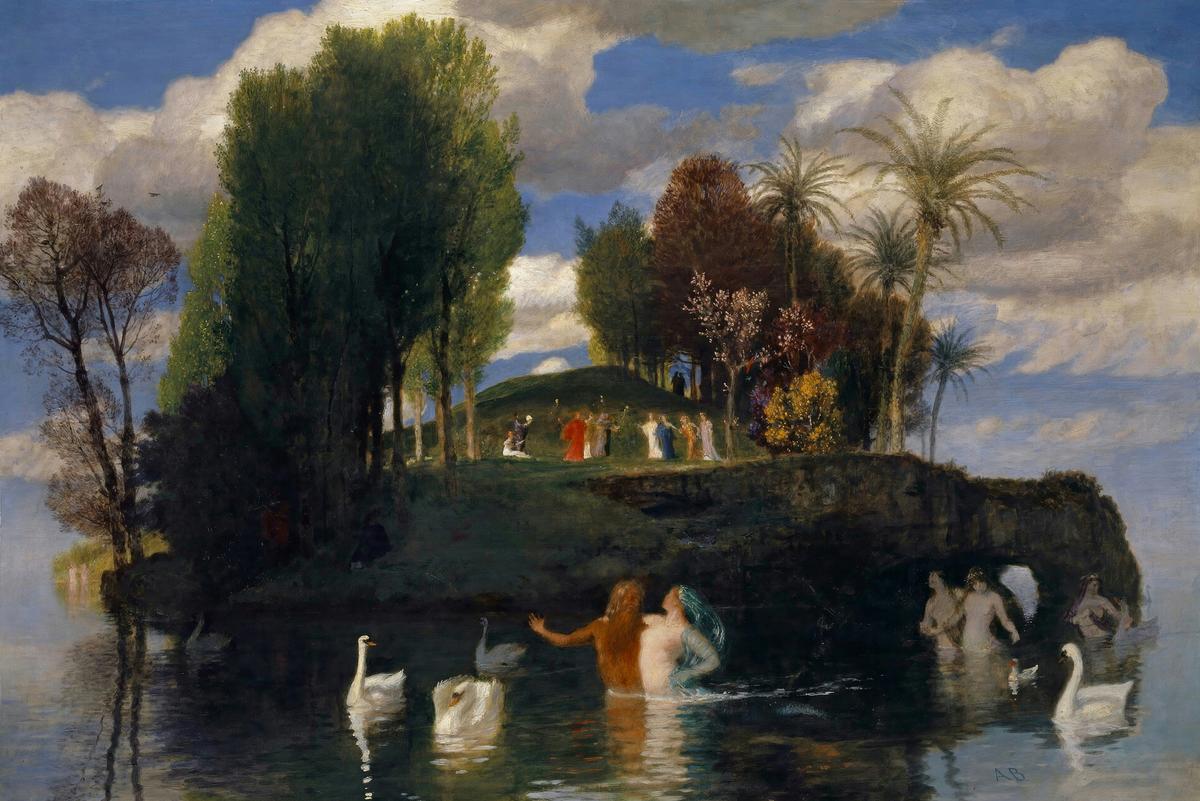 The island of life by Arnold Böcklin — archival fine-art print from Fable