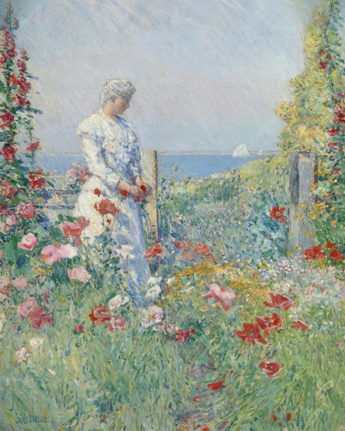 In the Garden human portrait — custom painted portrait by Fable