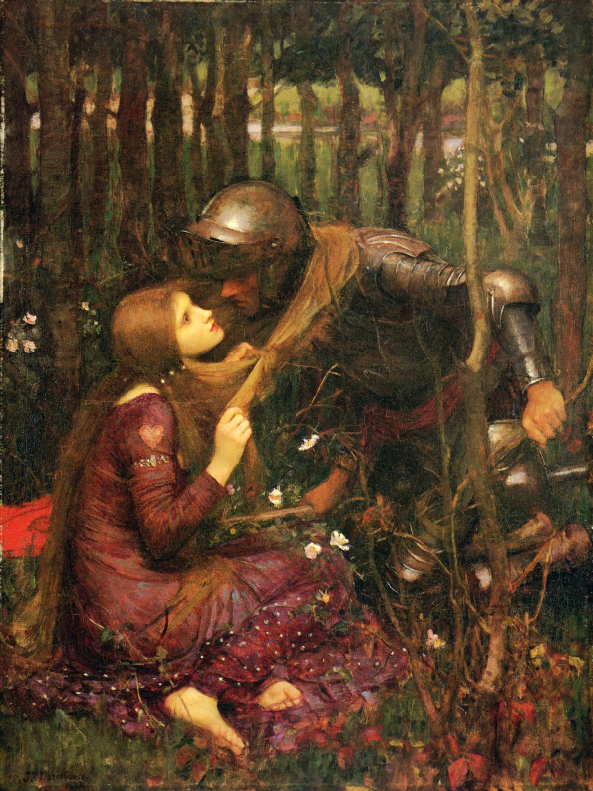 La Belle Dame sans Merci, Waterhouse · Couples human portrait — custom painted portrait by Fable