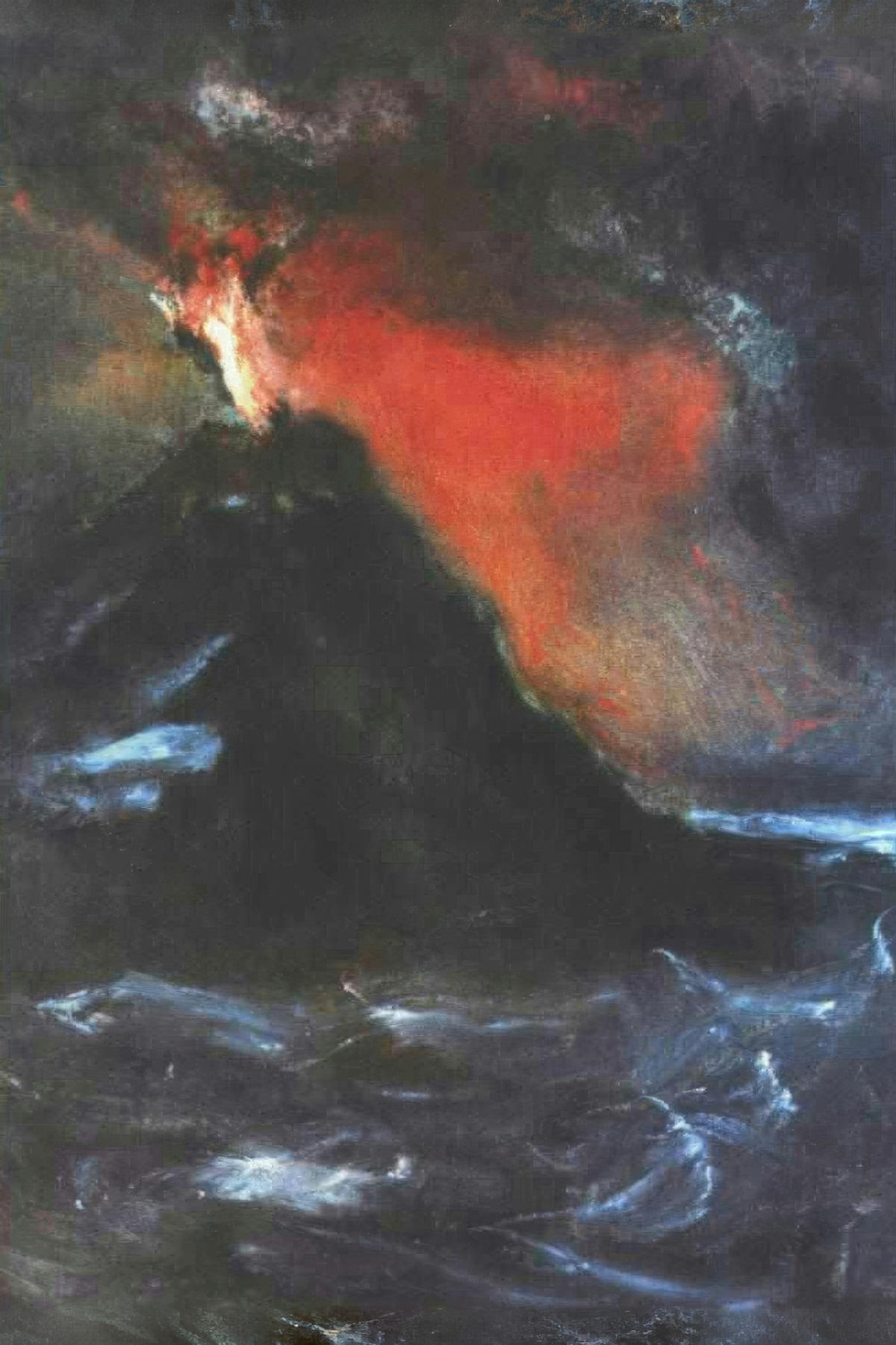 The Volcano by Arnold Böcklin — archival fine-art print from Fable