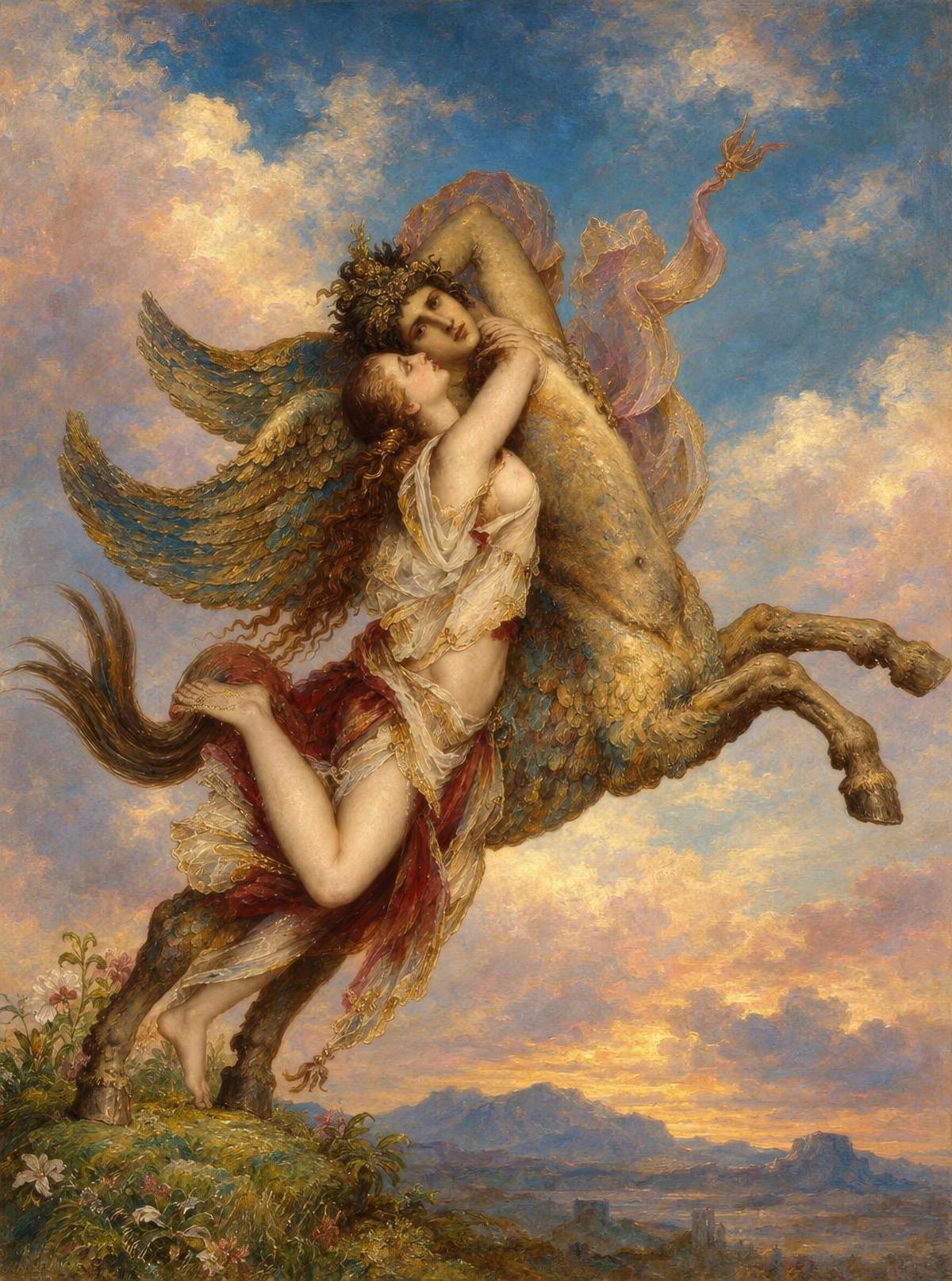 The Chimera (1856) by Gustave Moreau — archival fine-art print from Fable