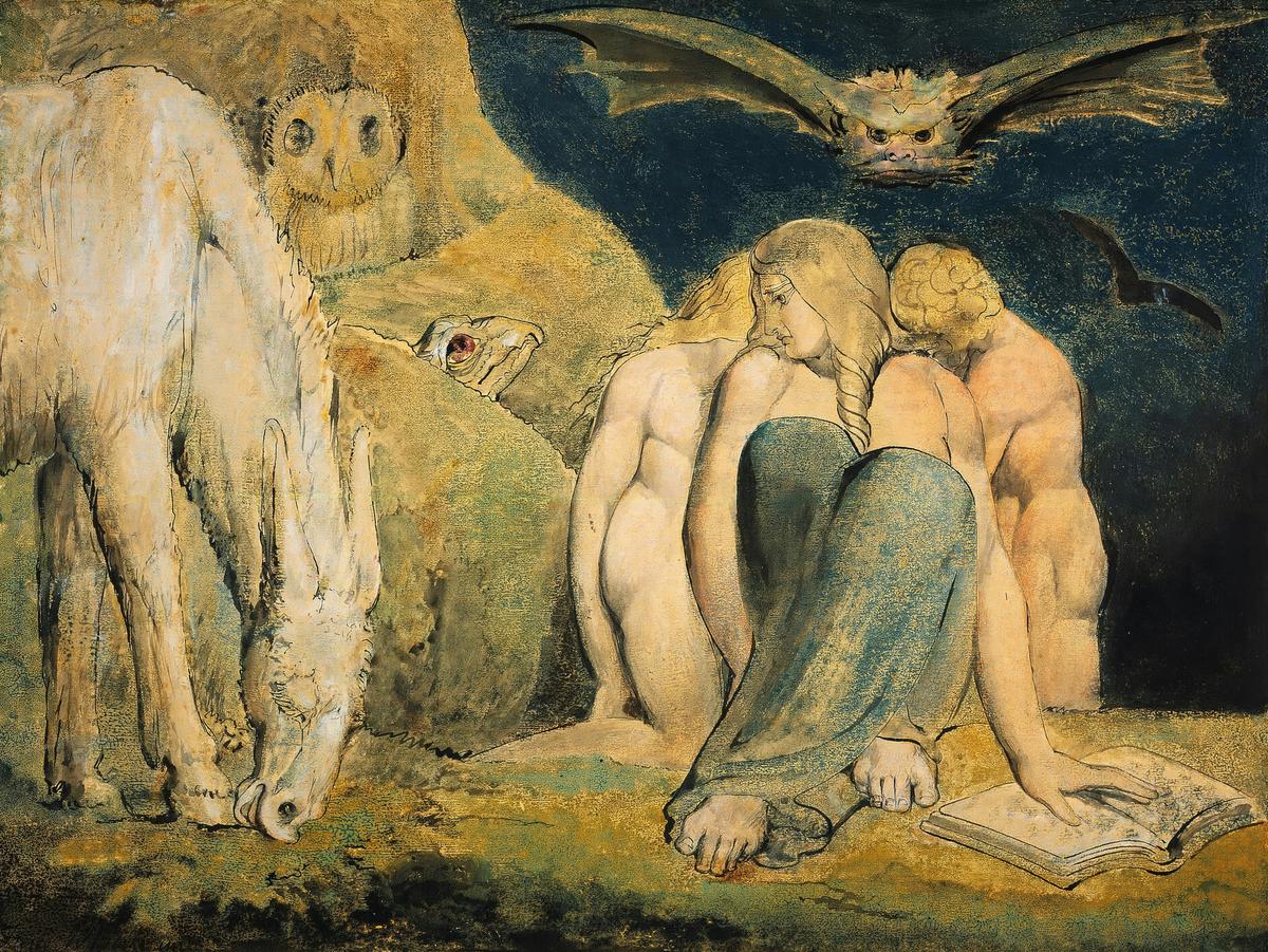 The Night of Enitharmon's Joy (Hecate) by William Blake — archival fine-art print from Fable