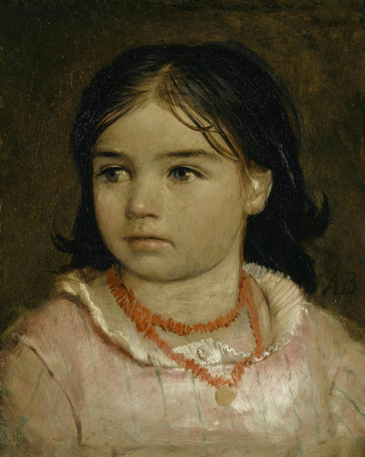Portrait of the Artist's Daughter Lucia by Arnold Böcklin — archival fine-art print from Fable