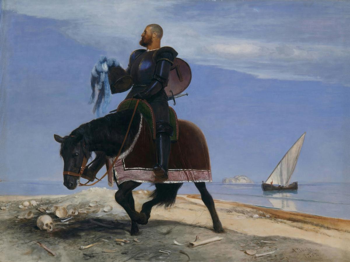 The Adventurer by Arnold Böcklin — archival fine-art print from Fable