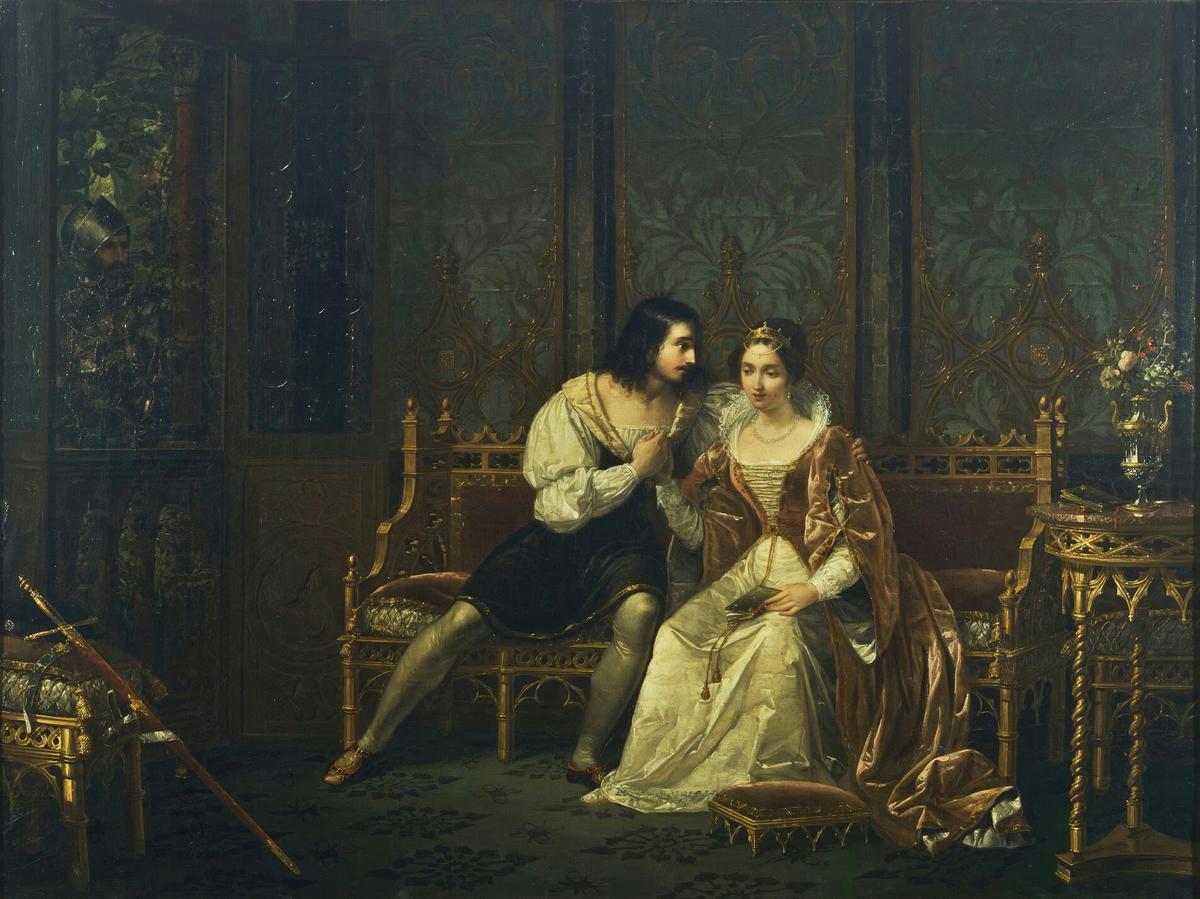 Paolo and Francesca, Dusi · Couples human portrait — custom painted portrait by Fable