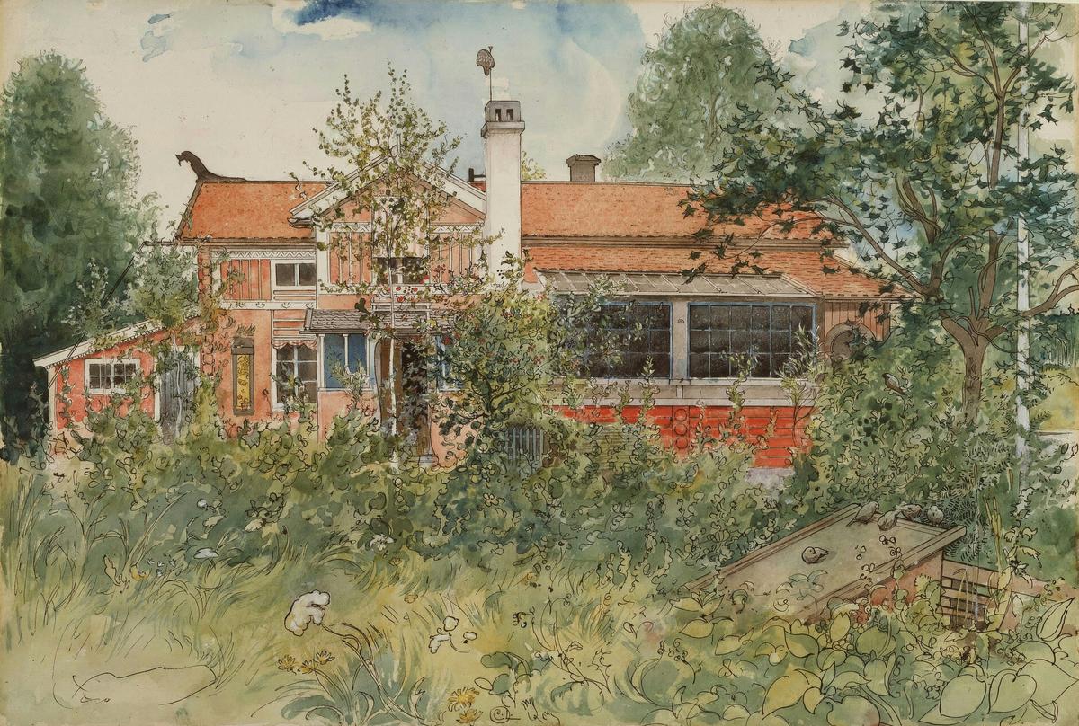 The Cottage (A Home) by Carl Larsson — archival fine-art print from Fable