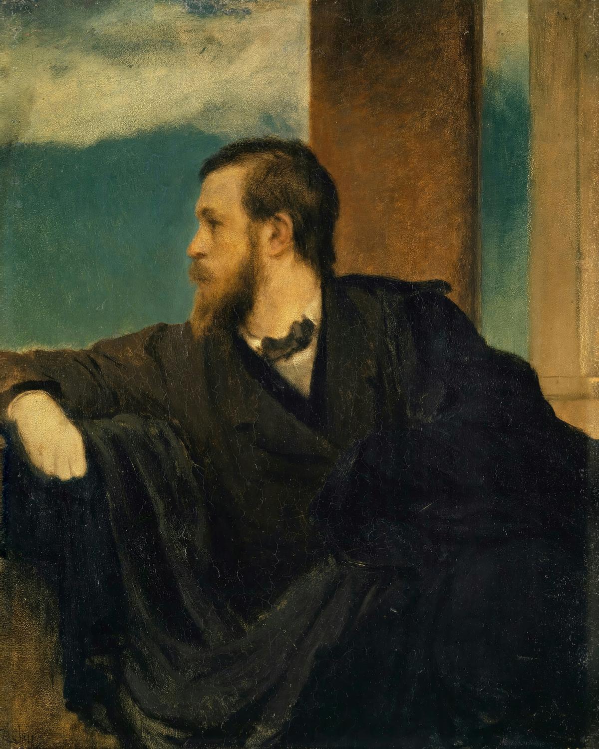 Self-Portrait by Arnold Böcklin — archival fine-art print from Fable