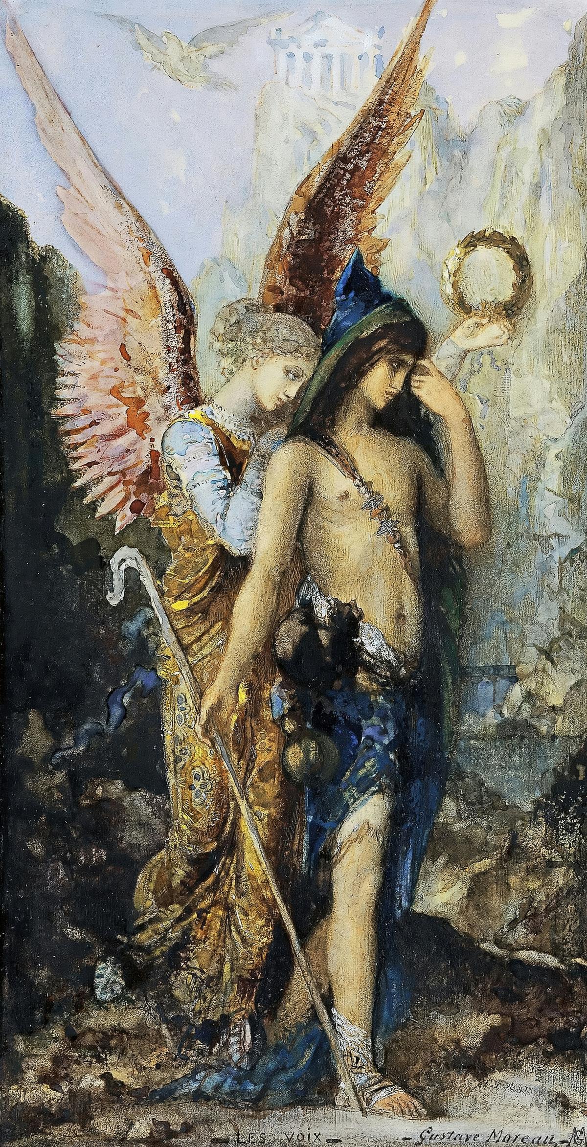 The Voices by Gustave Moreau — archival fine-art print from Fable