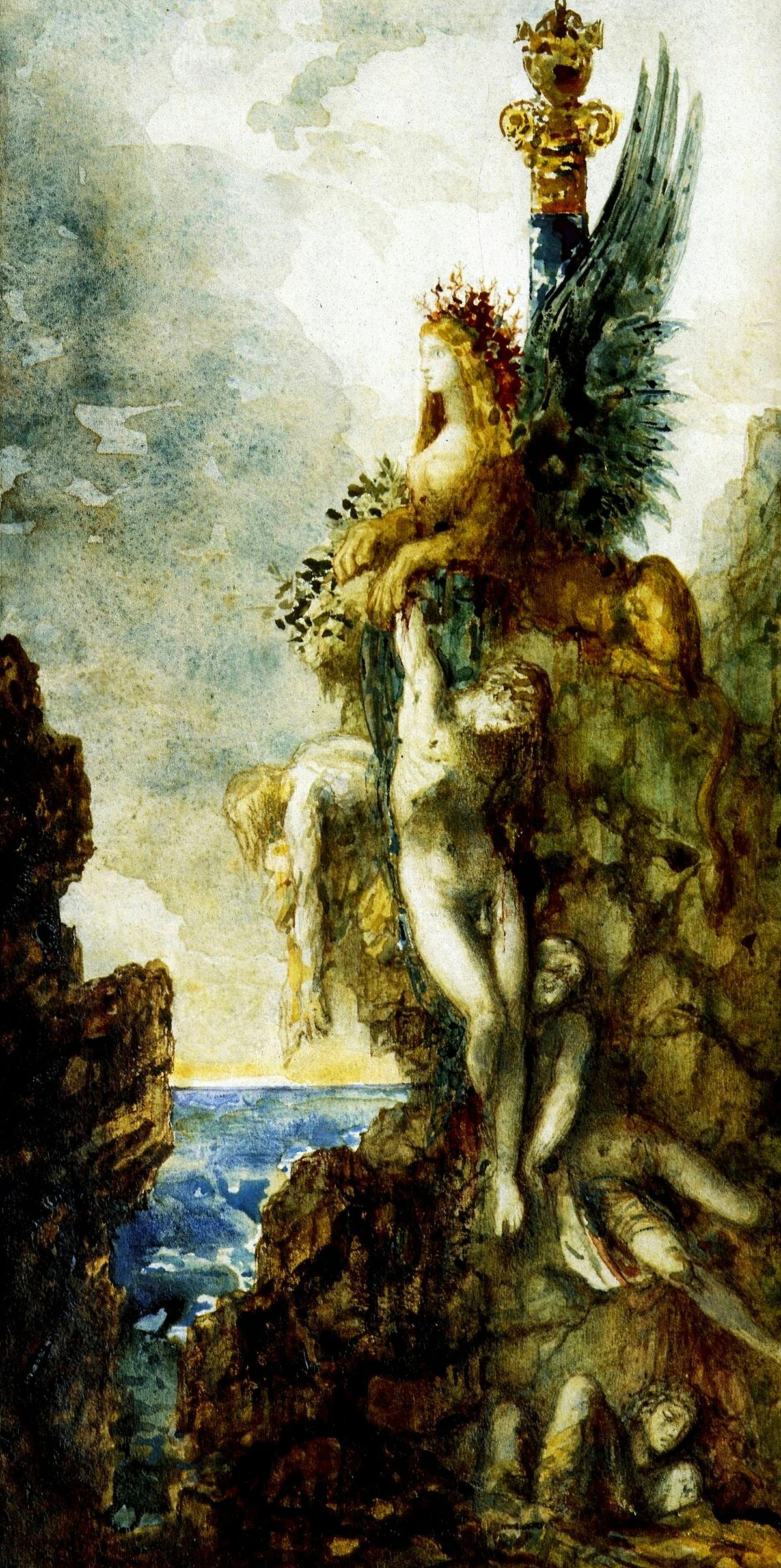 The Victorious Sphinx by Gustave Moreau — archival fine-art print from Fable