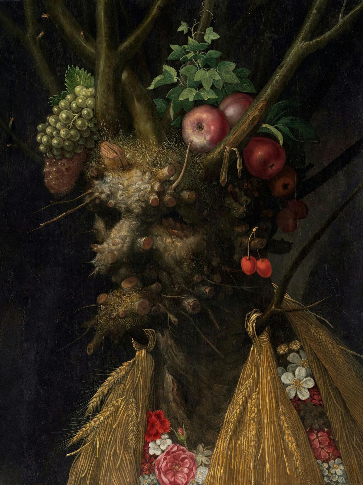 Four Seasons in One Head by Giuseppe Arcimboldo — archival fine-art print from Fable