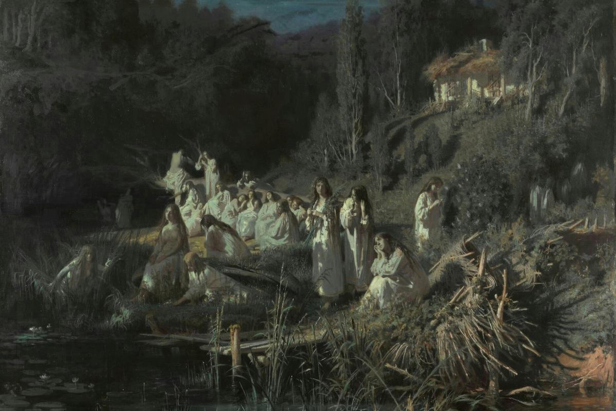 The Mermaids (Rusalki) by Ivan Kramskoi — archival fine-art print from Fable