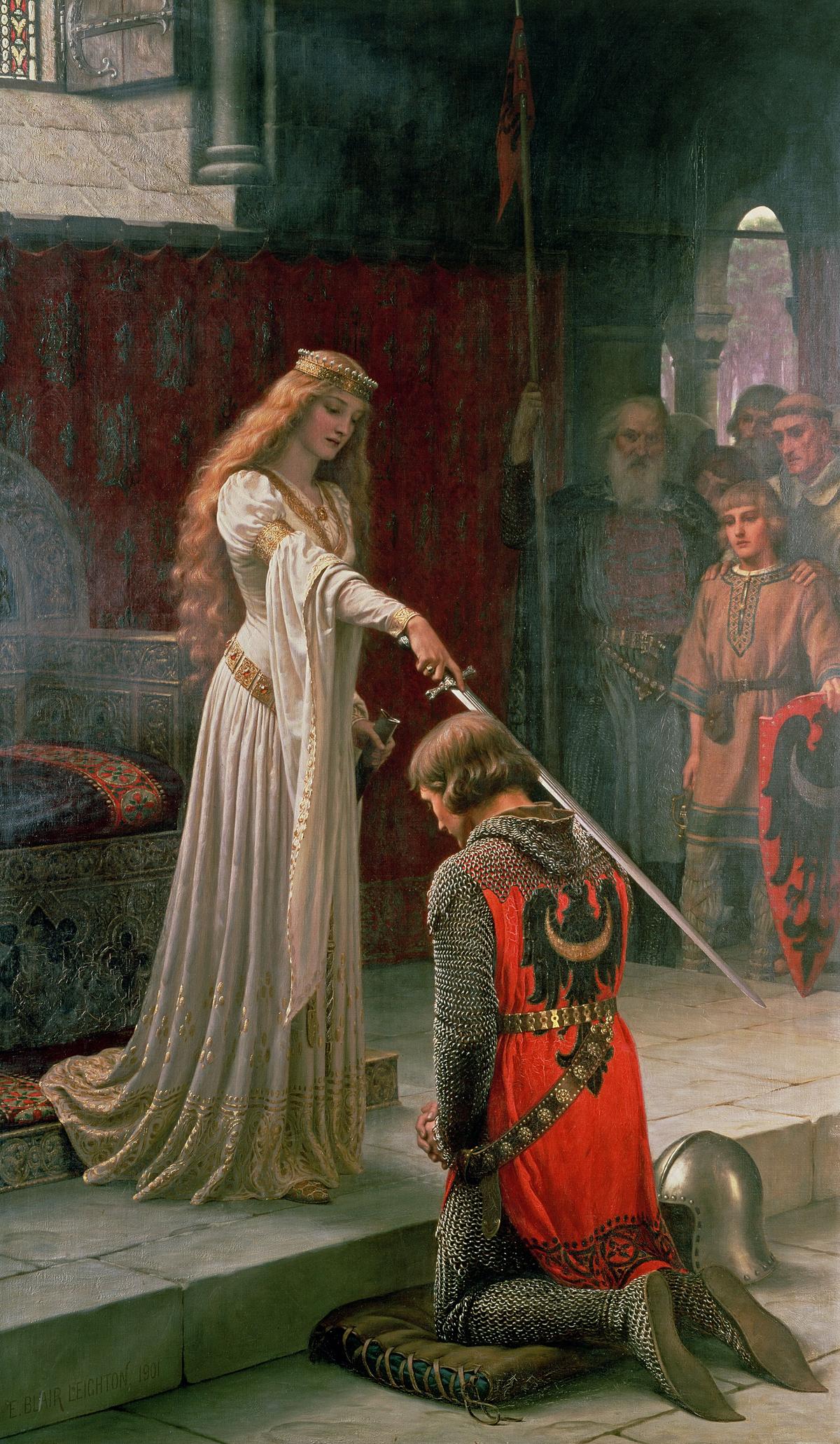 The Accolade · Couples human portrait — custom painted portrait by Fable