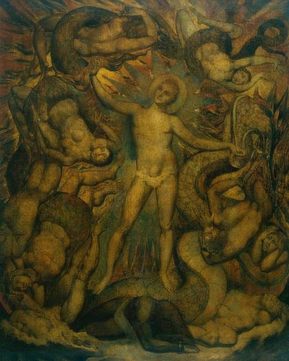 Nelson Guiding Leviathan by William Blake — archival fine-art print from Fable