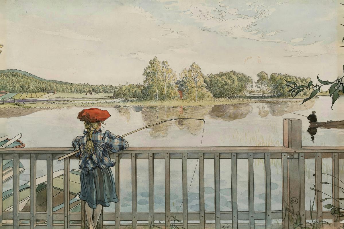 Lisbeth Angling. From A Home by Carl Larsson — archival fine-art print from Fable