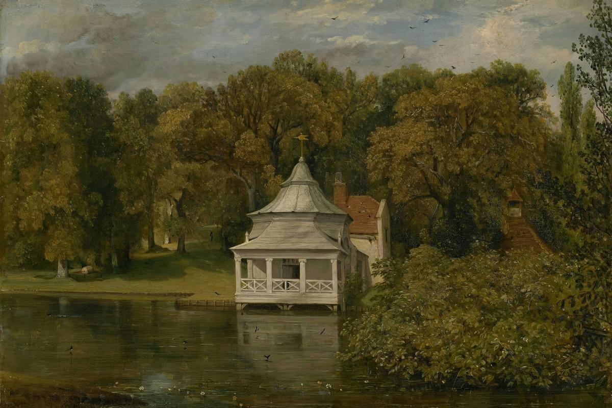 The quarters behind Alresford Hall home portrait — custom painted portrait by Fable