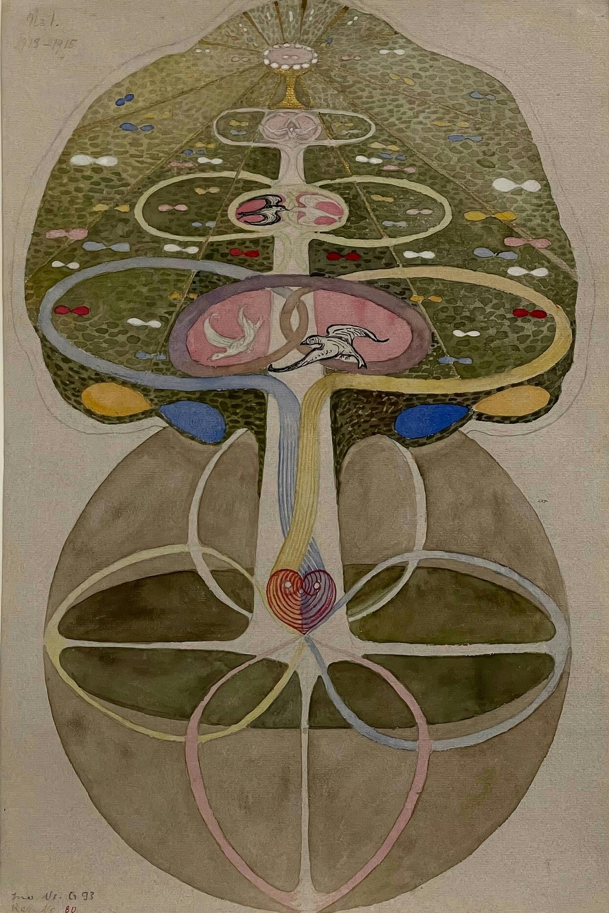 Tree of Knowledge, No. 1 by Hilma af Klint — archival fine-art print from Fable