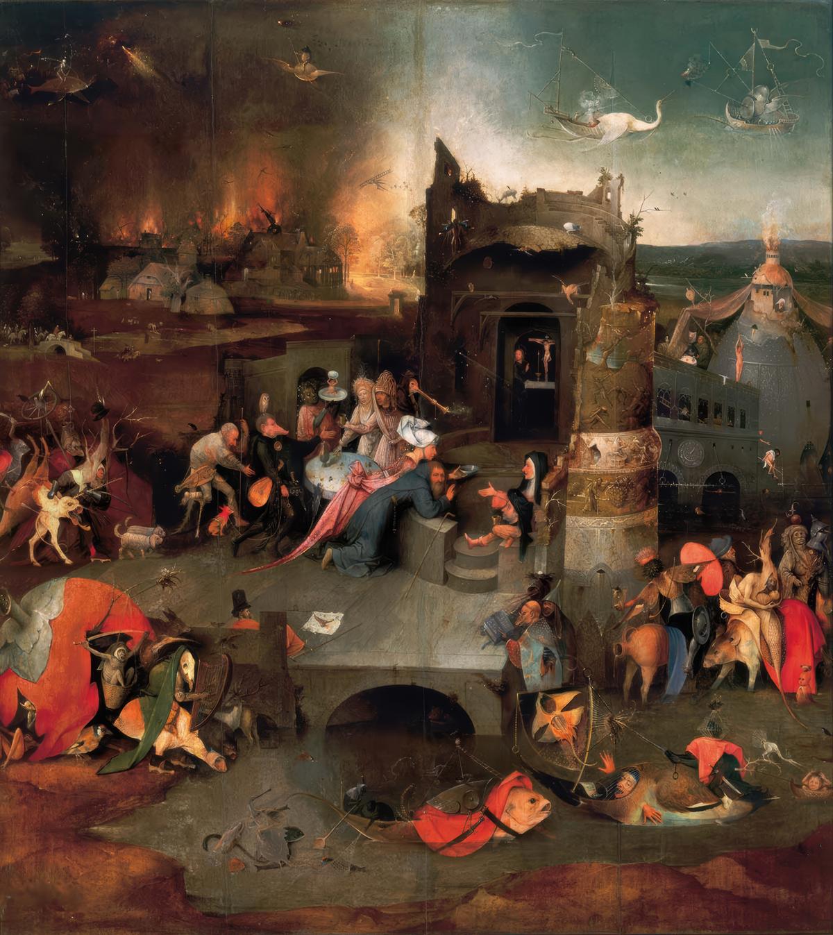 The Temptation of St. Anthony: Center Panel by Hieronymus Bosch — archival fine-art print from Fable