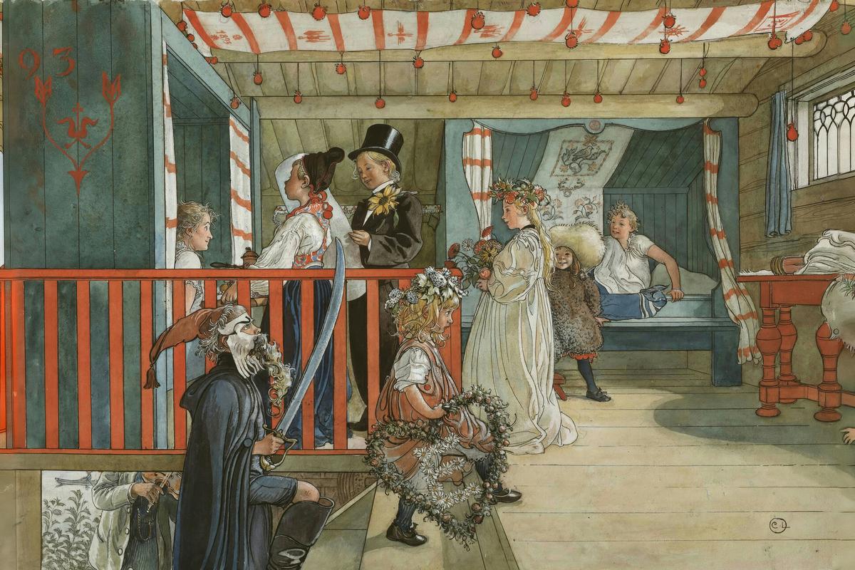 A Day of Celebration. From A Home by Carl Larsson — archival fine-art print from Fable
