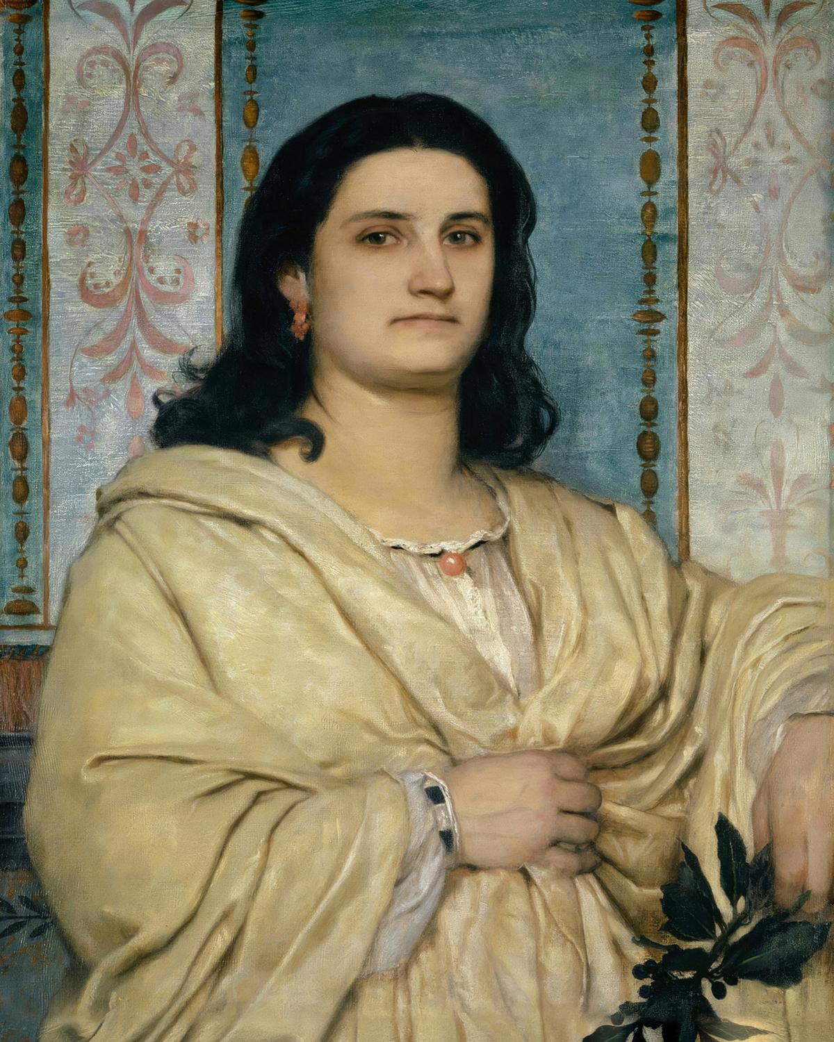 Portrait of Angela Böcklin as Muse by Arnold Böcklin — archival fine-art print from Fable