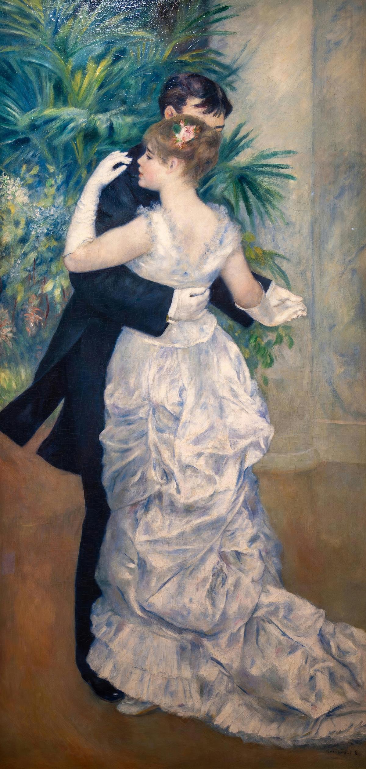 Dance in the City · Couples human portrait — custom painted portrait by Fable