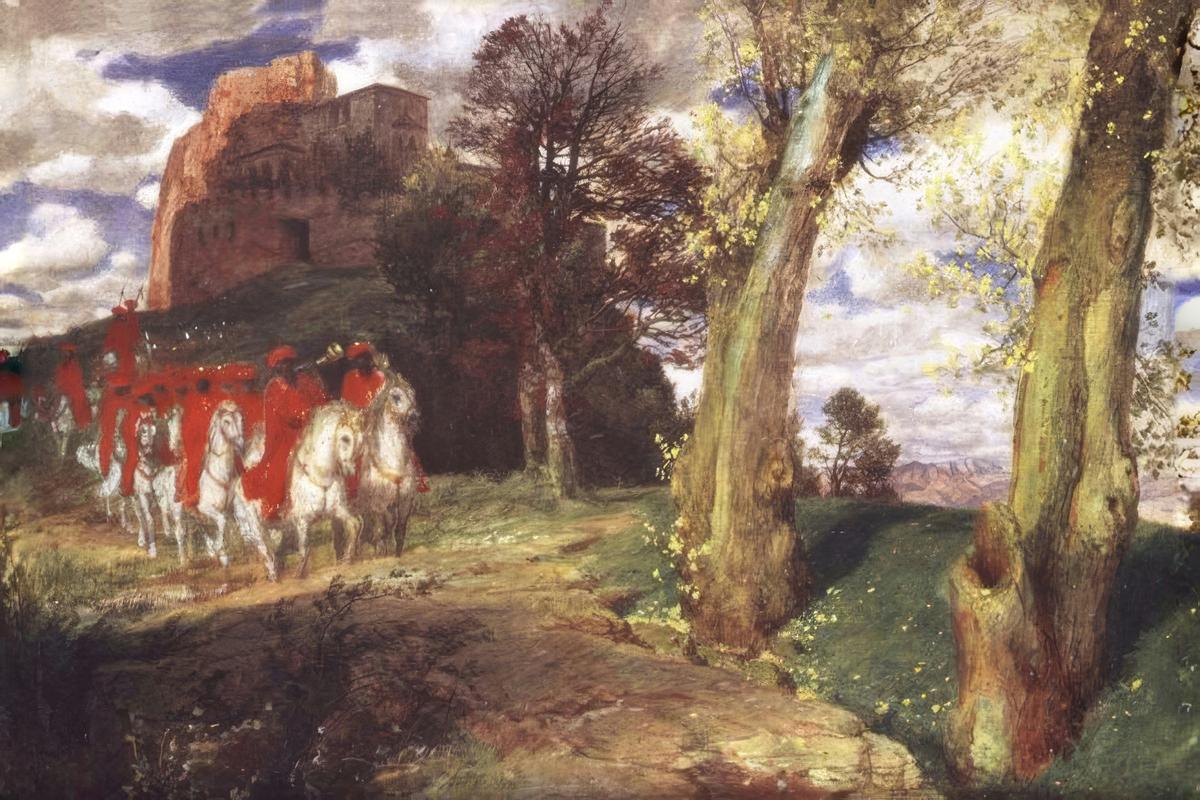 The Moorish Horsemen Ride Out by Arnold Böcklin — archival fine-art print from Fable