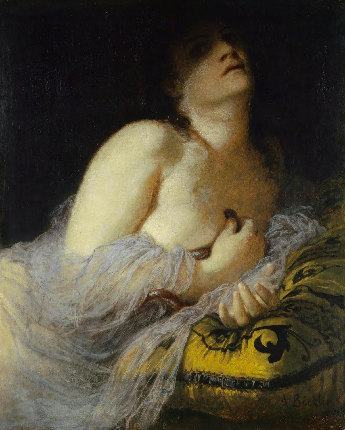 The Death of Cleopatra by Arnold Böcklin — archival fine-art print from Fable