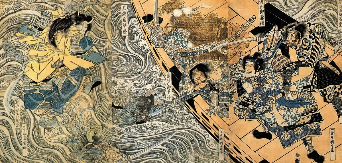 The Sea Bed at Daimotsu Bay by Utagawa Kuniyoshi — archival fine-art print from Fable