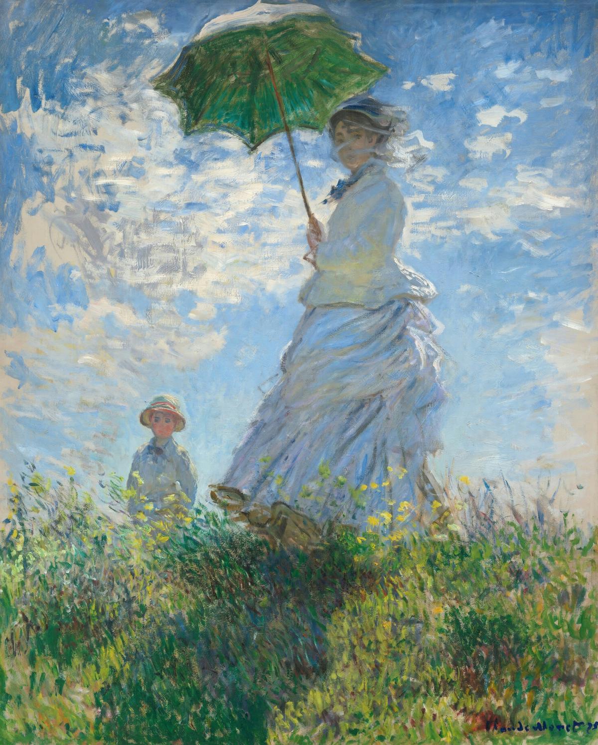 Woman with a Parasol human portrait — custom painted portrait by Fable
