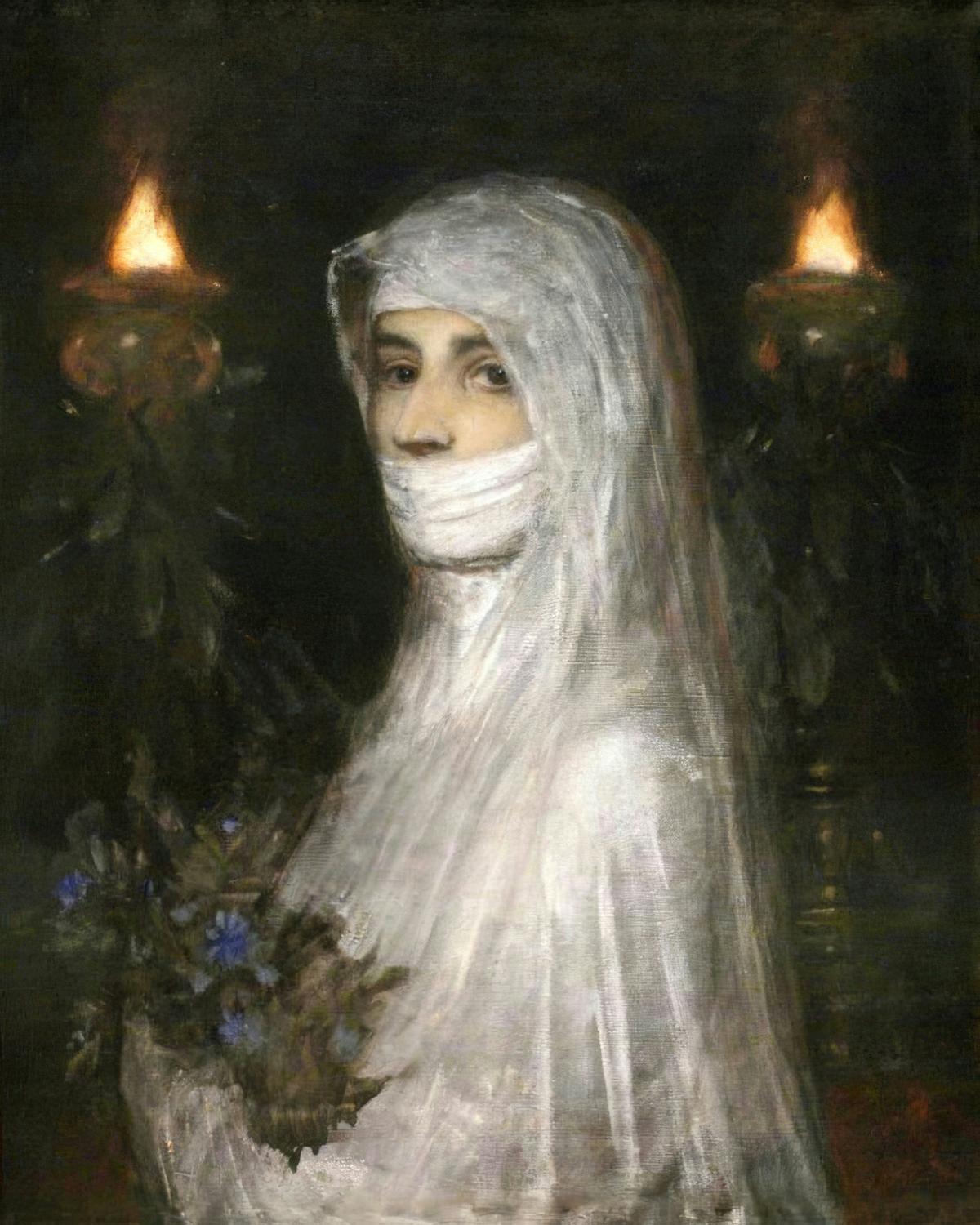 Vestal Virgin by Arnold Böcklin — archival fine-art print from Fable