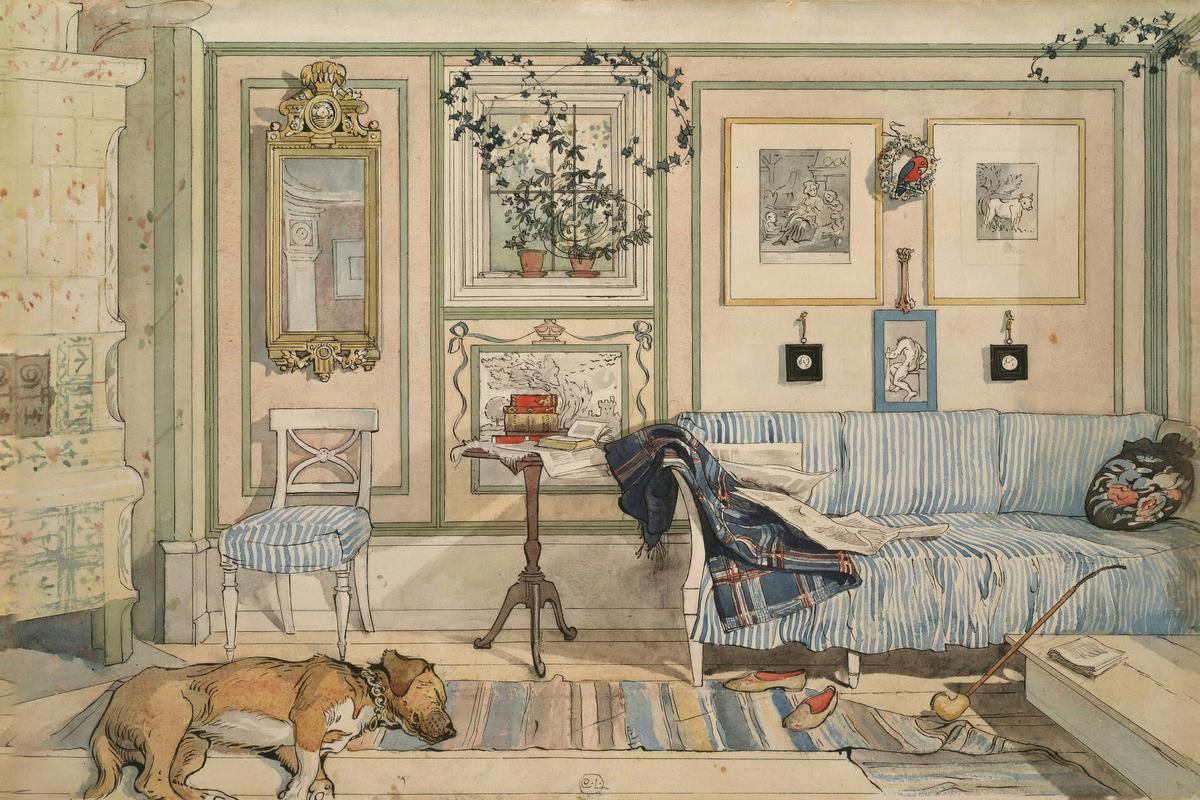 Cosy Corner (A Home) by Carl Larsson — archival fine-art print from Fable