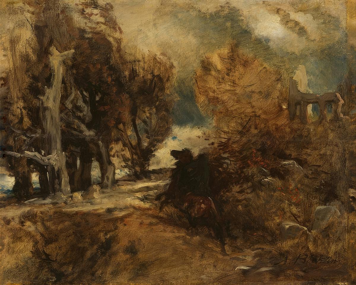Death in the Forest by Arnold Böcklin — archival fine-art print from Fable