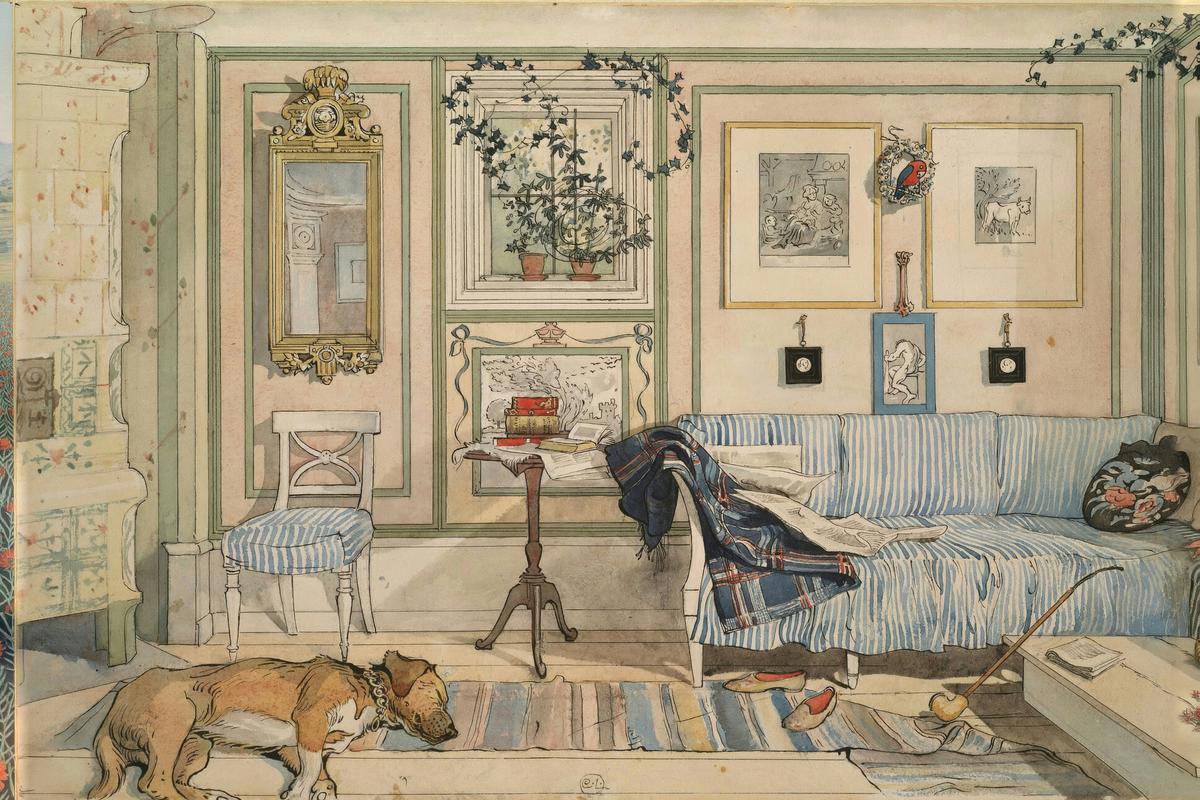 Cosy Corner. From A Home by Carl Larsson — archival fine-art print from Fable