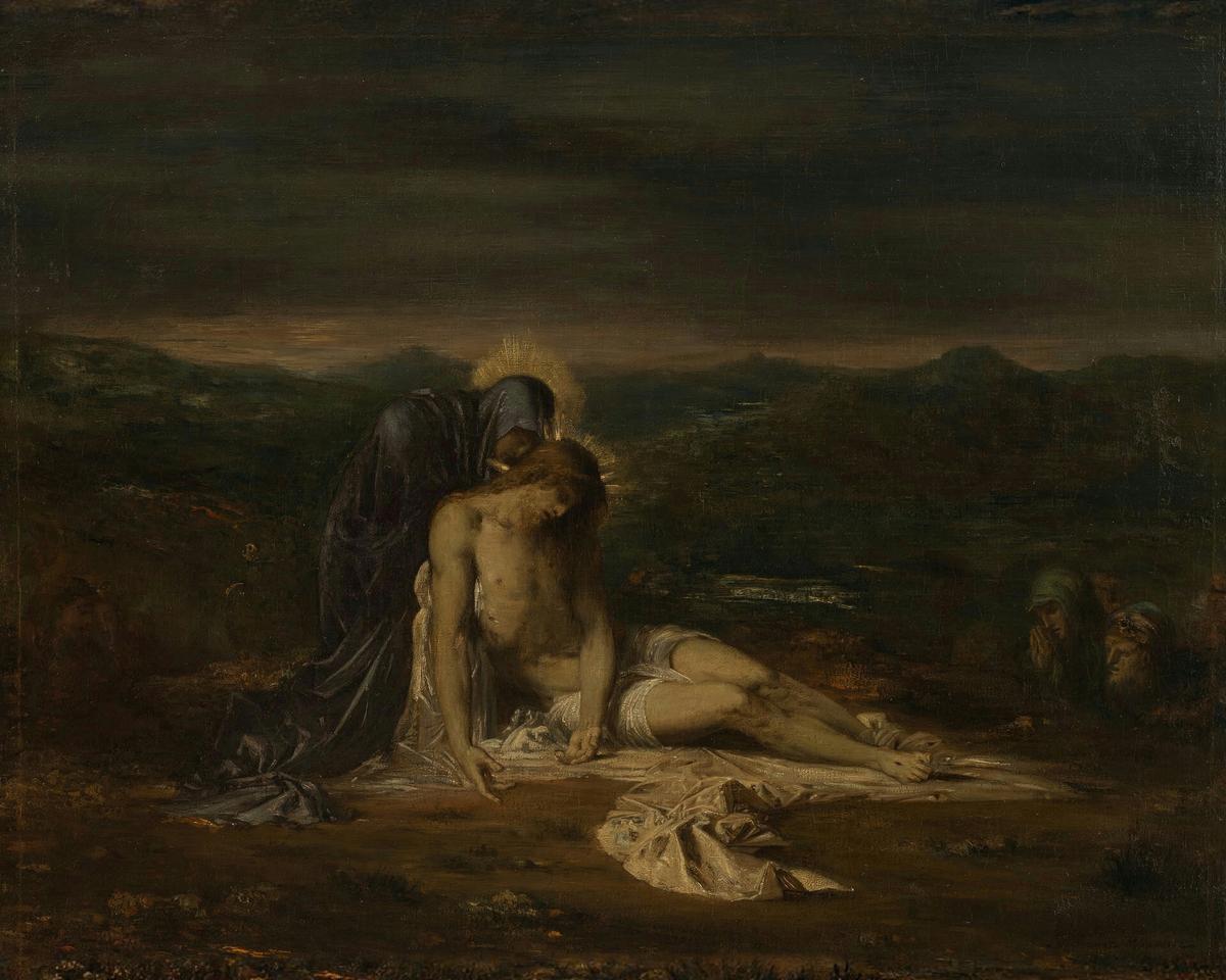 Pietà by Gustave Moreau — archival fine-art print from Fable