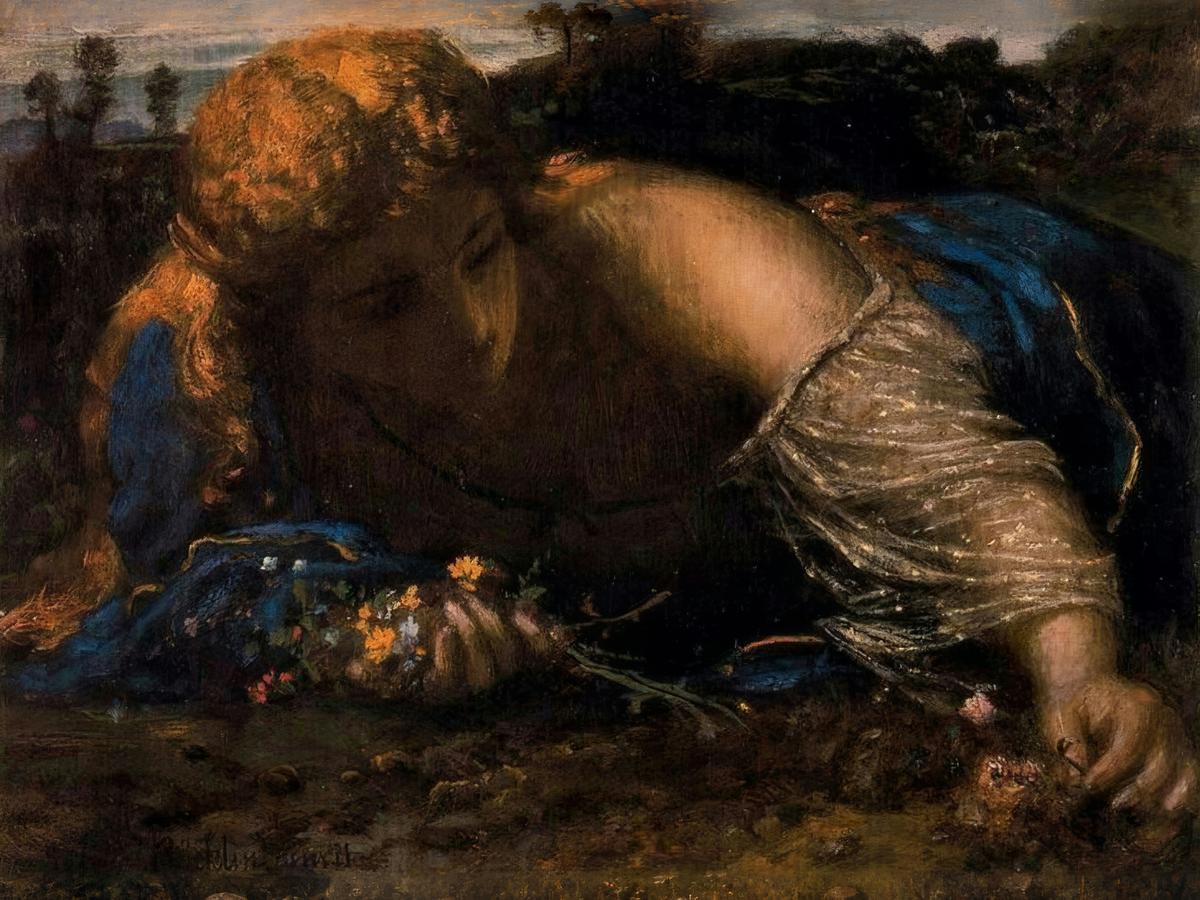 The Sleeper in the Field by Arnold Böcklin — archival fine-art print from Fable