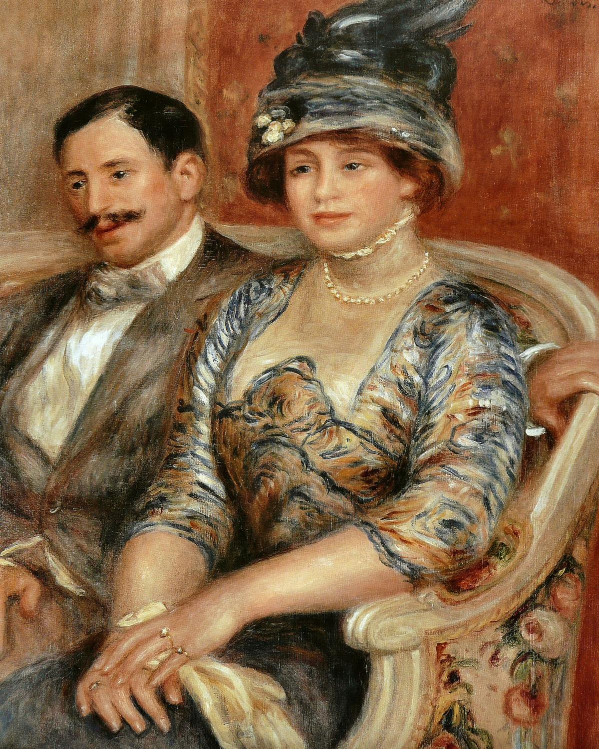 The Bernheim de Villers · Couples human portrait — custom painted portrait by Fable