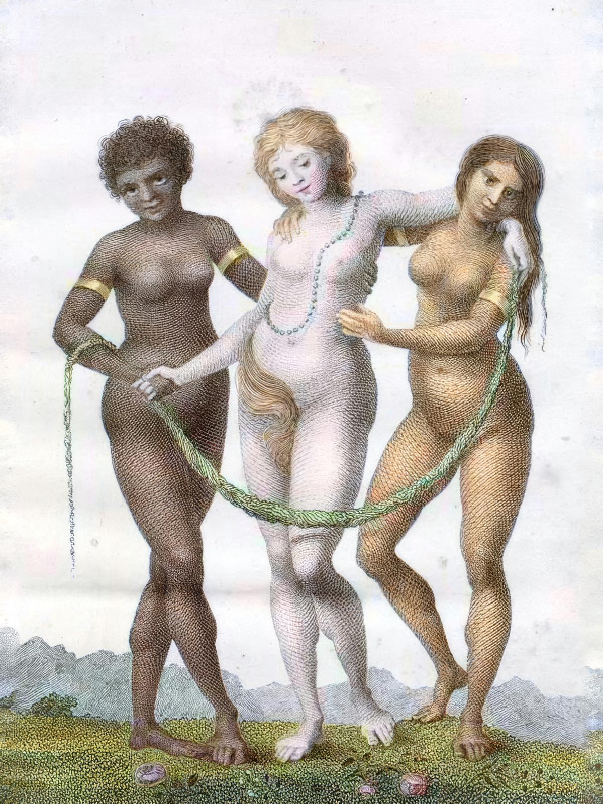 Europe Supported by Africa and America by William Blake — archival fine-art print from Fable